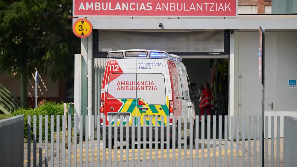 Ambulancia de la empresa pública Bidean. PABLO LASAOSA
