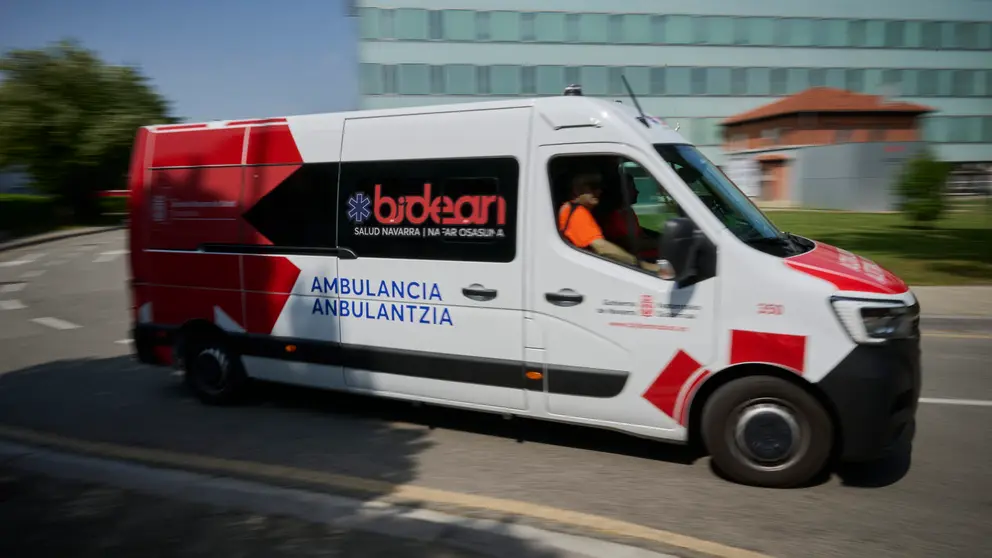 Ambulancia de la empresa pública Bidean. PABLO LASAOSA