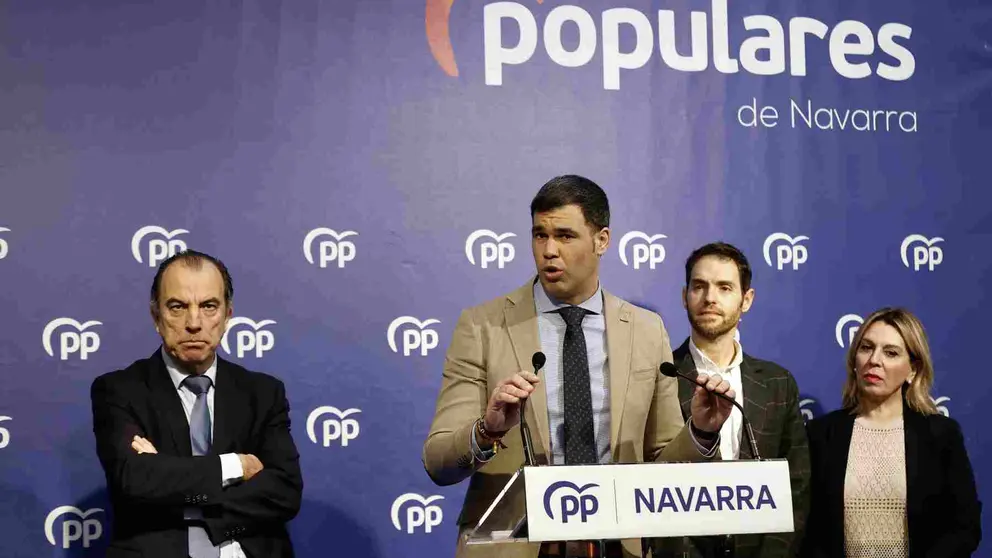 Carlos García Adanero, Javier García, Sergio Sayas y Amelia Salanueva. EFE/ Jesus Diges