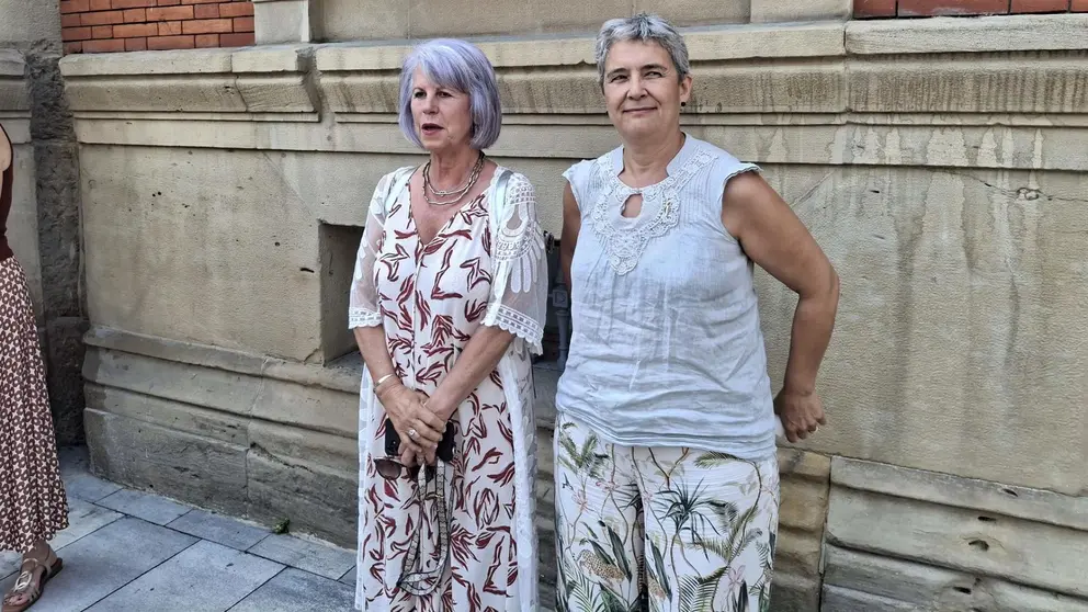 Neniques Roldán y Gracia Moreno, integrantes del Consejo Ciudadano Estatal de Podemos. EUROPA PRESS