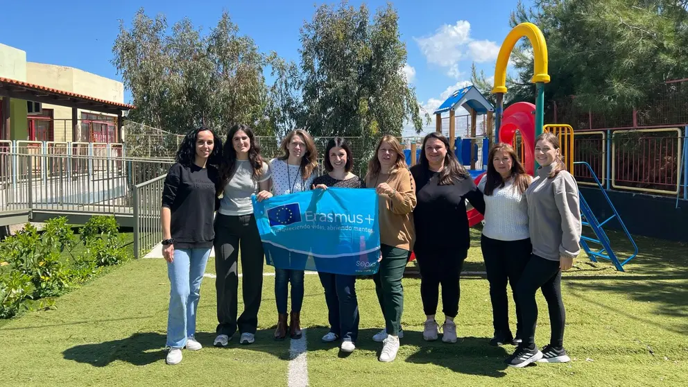 Profesoras en Burlada viajan a Creta con Erasmus+ para formarse en innovación. CEDIDA
