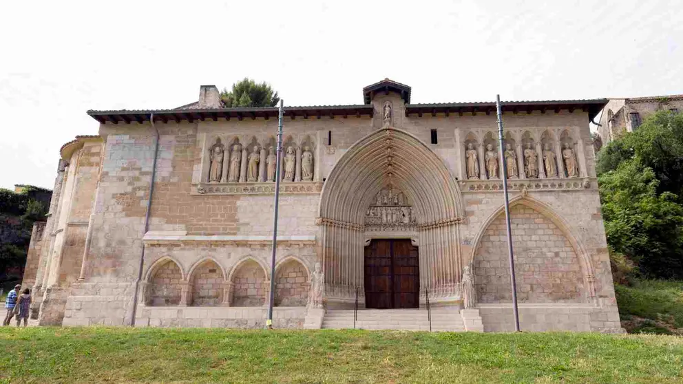 La Iglesia del Santo Sepulcro de Estella luce así recién restaurada. GOBIERNO DE NAVARRA