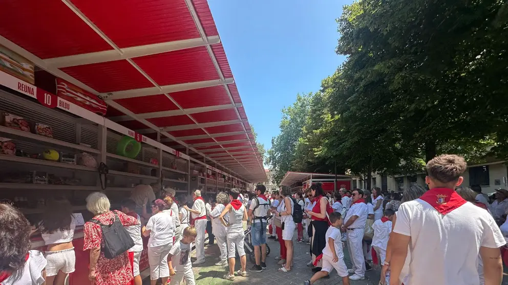 La Tómbola de Cáritas en San Fermín 2025. NAVARRA.COM