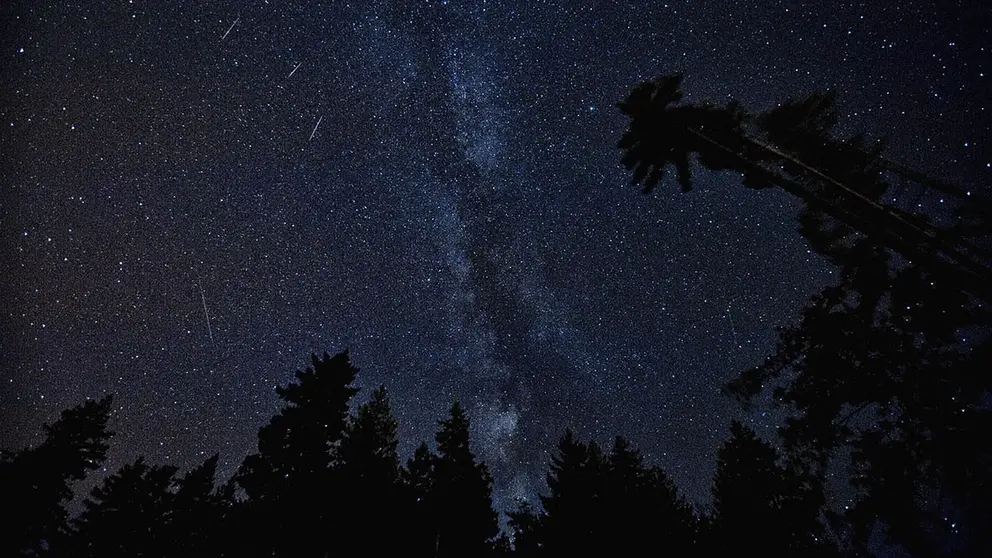 Imagen de archivo de unas estrellas fugaces. ARCHIVO
