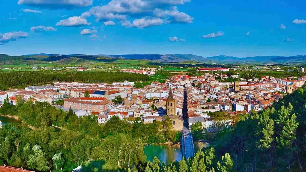 Vista de Sangüesa. AYUNTAMIENTO DE SANGÜESA