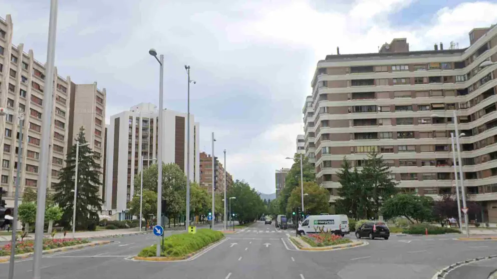 Avenida Pio XII de Pamplona.