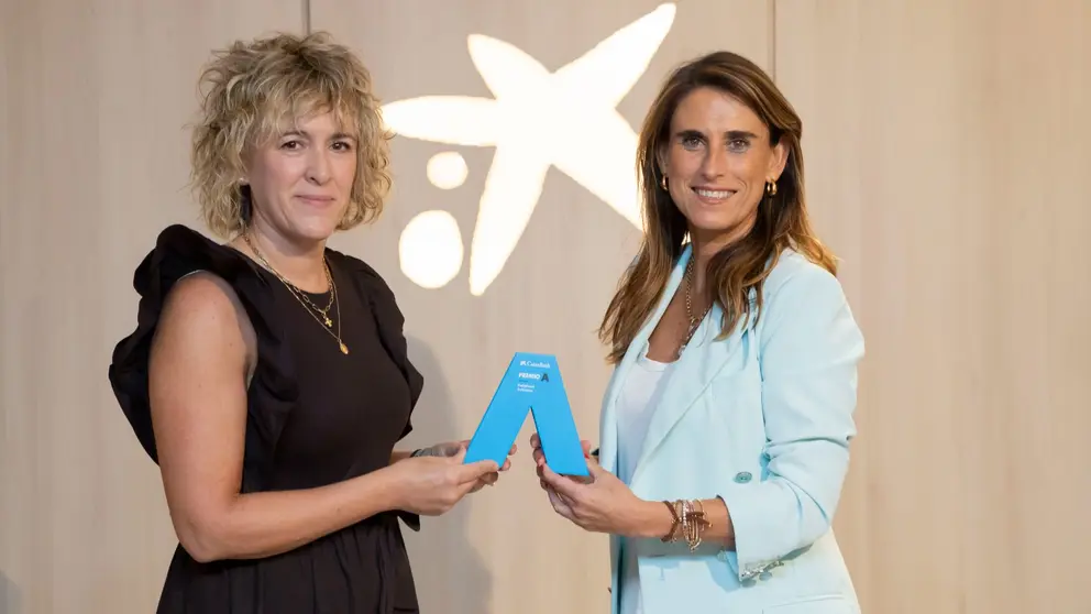 María Eugenia Sádaba ha sido la ganadora del ‘Premio A Mujer Profesional Autónoma’ de CaixaBank en la Dirección Territorial Ebro. CAIXABANK