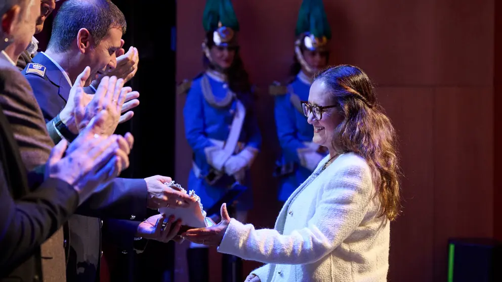 Acto institucional con motivo de la festividad de San Miguel, patrón de la Policía Municipal de Pamplona, en el que se entregarán medallas de servicios distinguidos, felicitaciones públicas y reconocimientos ciudadanos. PABLO LASAOSA