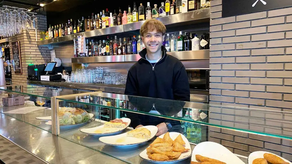 Joao Enrique de Almeida Santos en su restaurante Neli en Ansoáin. Navarra.com