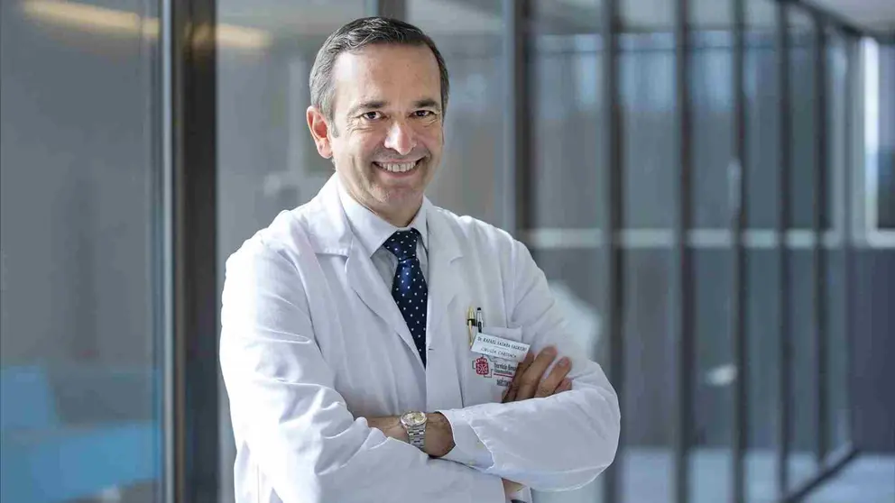 El jefe del Servicio de Cirugía Cardíaca del Hospital Universitario de Navarra, Rafael Sádaba. GOBIERNO DE NAVARRA