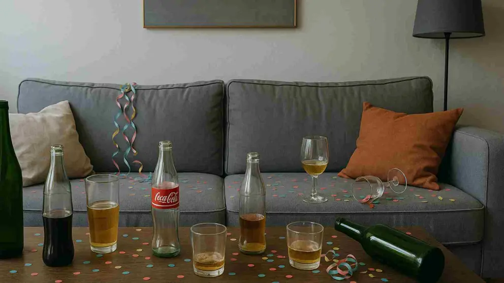 La violación tuvo lugar en el sofa del salón de un piso de Pamplona. IA