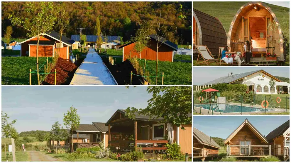 Distintos rincones del Camping Izarpe, en ATEZ. CAMPING IZARPE