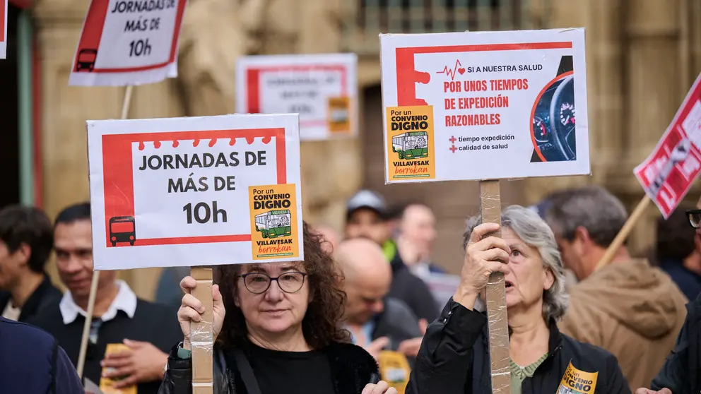 El comité de empresa de TCC convoca una concentración en el marco de los paros y las protestas para exigir "un convenio digno". PABLO LASAOSA