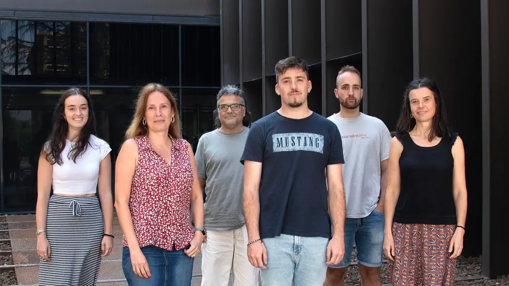 Equipo de Metodología - Evaluación de Servicios Sanitarios de Navarrabiomed. De izquierda a derecha: Janire Etxegia, Mónica Enguita, Julián Librero, Asier Ballesteros, Inaxio Oscoz y Berta Ibáñez. CEDIDA