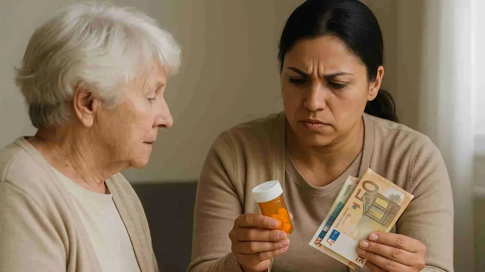 Recreación con inteligencia artificial del caso que ha terminado con una condena por estafa en la Audiencia de Navarra. IA