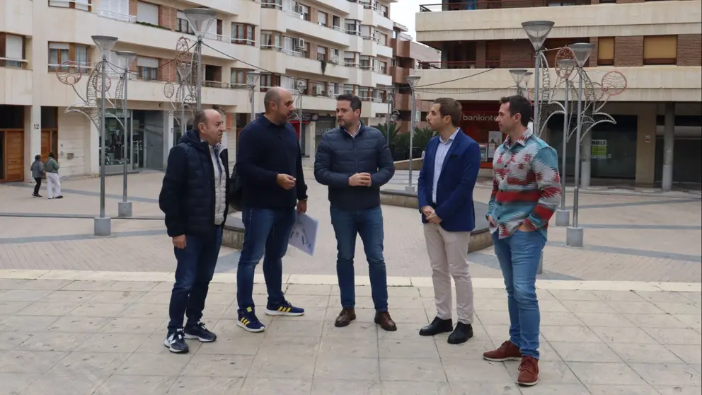 El Ayuntamiento de Tudela firma un convenio para eliminar las barreras arquitectónicas en la plaza Sancho VII El Fuerte. CEDIDA