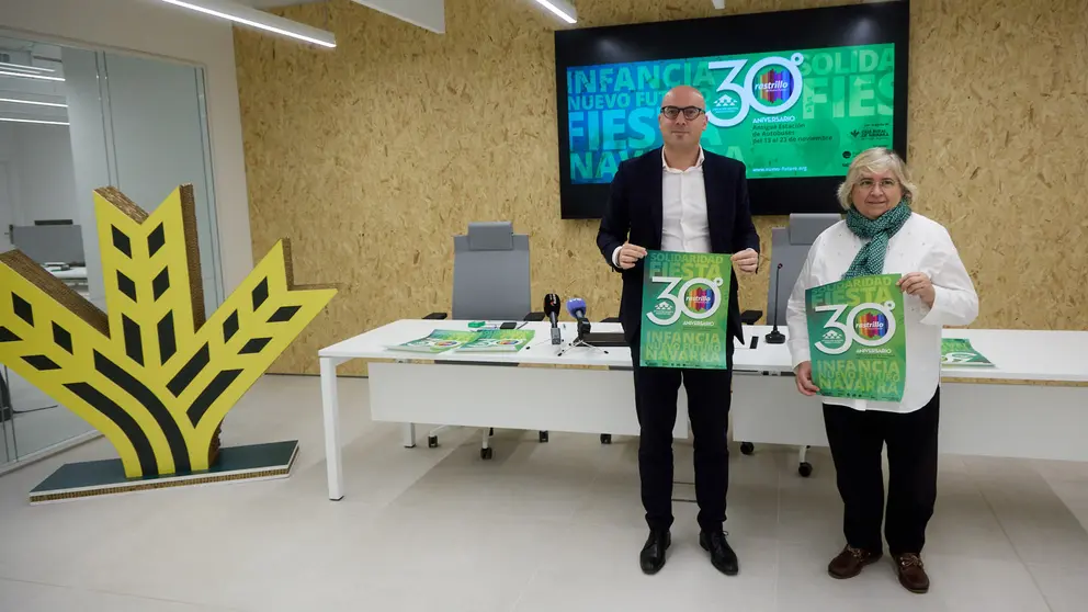 Presentación de la XXX edición del Rastrillo de la asociación Nuevo Futuro. IÑIGO ALZUGARAY