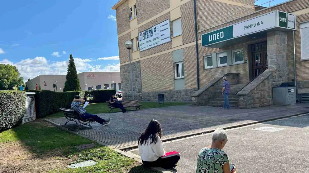 Edificio de la UNED en Pamplona. UNED