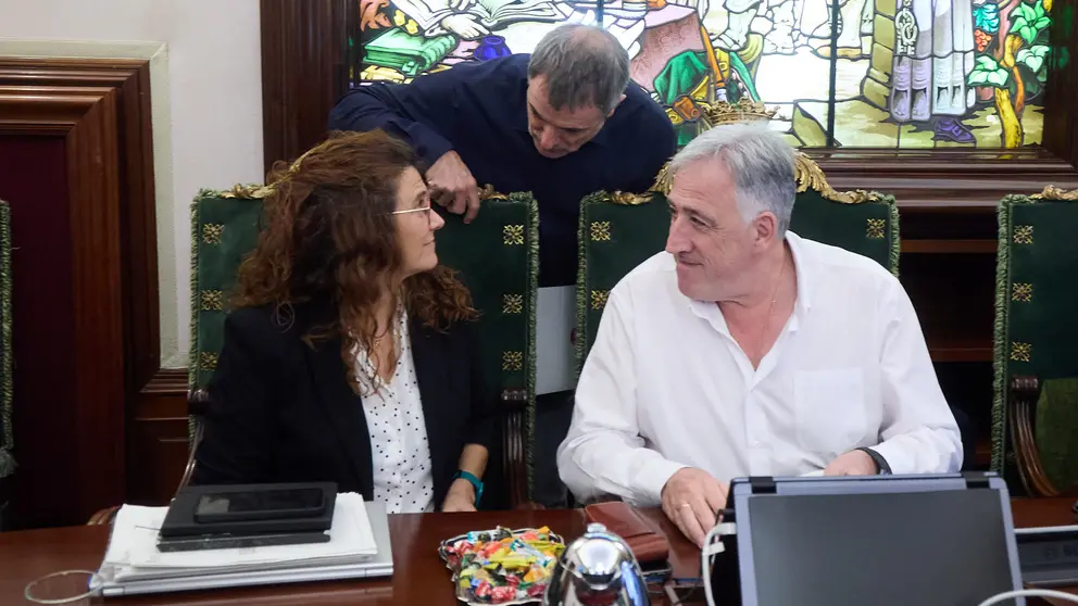 Pleno ordinario del Ayuntamiento de Pamplona correspondiente al mes de noviembre de 2025. IÑIGO ALZUGARAY