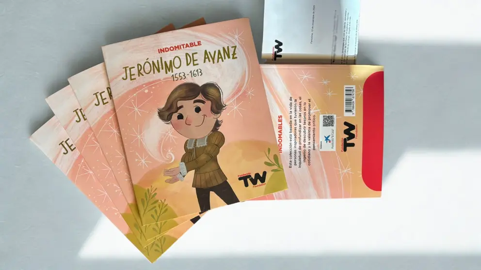 Imagen de los cuentos en favor de la inclusión que se están repartiendo en los colegios de Navarra. CEDIDA