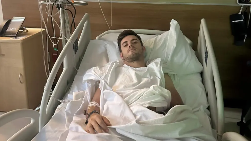 El navarro Guillermo Hermoso de Mendoza hospitalizado en México. INSTAGRAM