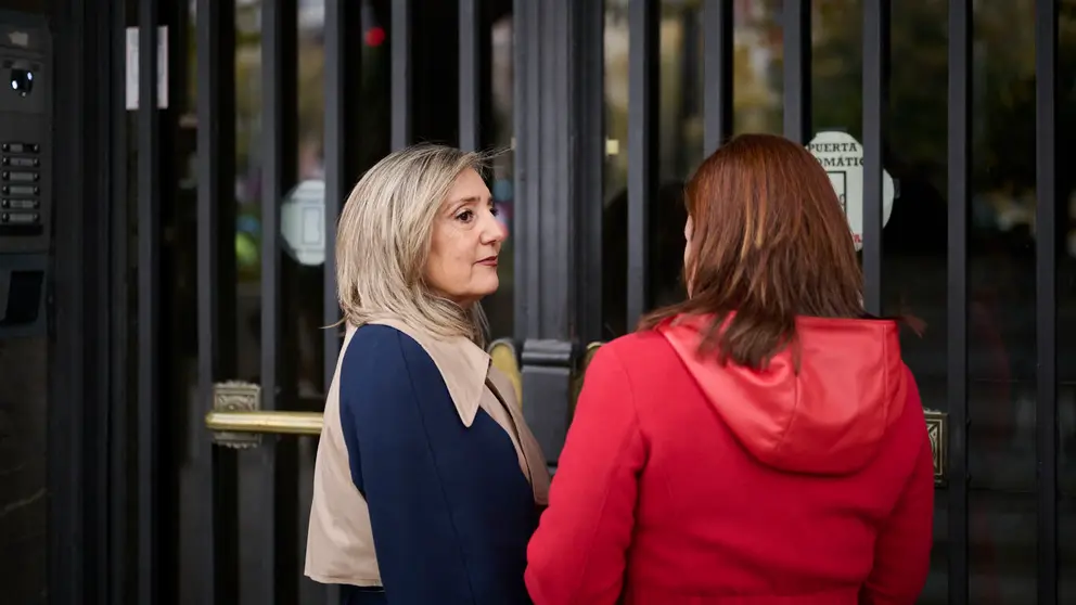 La presidenta de UPN, Cristina Ibarrola, valora el &uacute;ltimo informe de la Unidad Central Operativa (UCO) de la Guardia Civil. PABLO LASAOSA