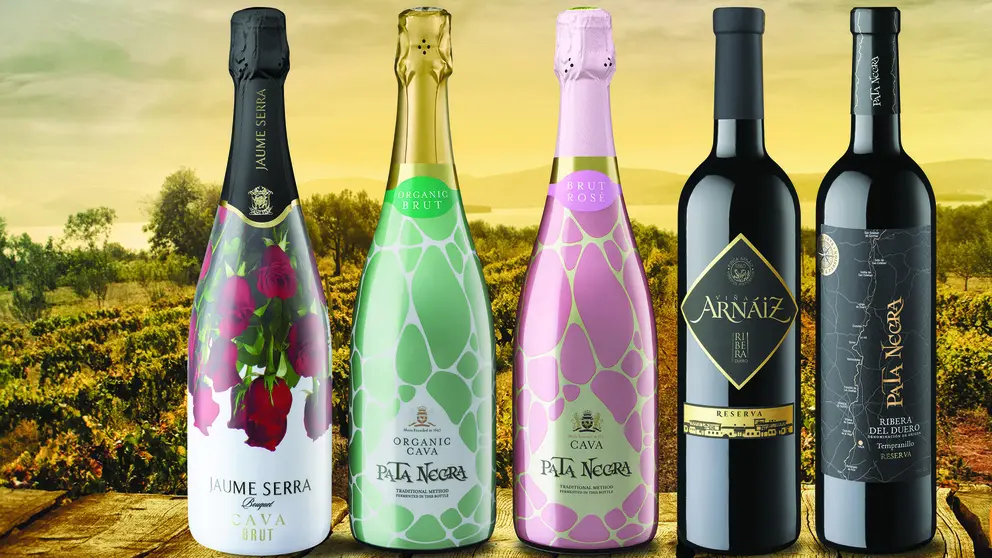 Imagen de los vinos de la bodega García-Carrión galardonados en los premios PWC. CEDIDA