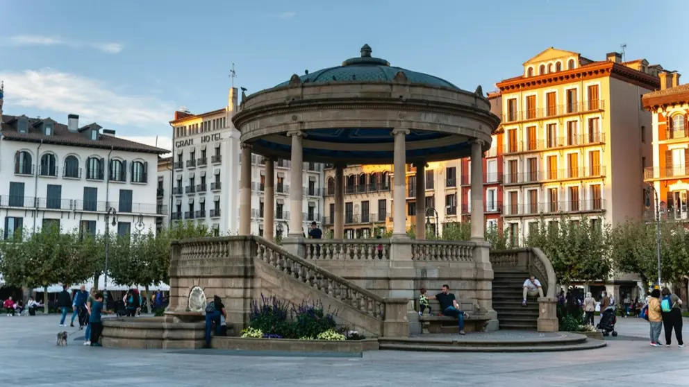 Imagen de archivo de la Plaza del Castillo. CEDIDA