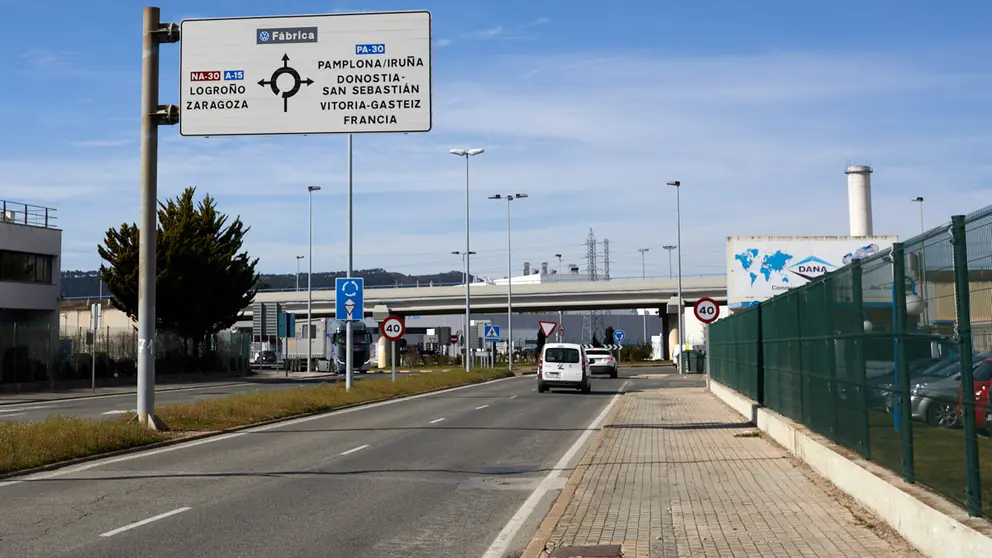 Polígono Industrial de Landaben en Pamplona. IÑIGO ALZUGARAY /ARCHIVO
