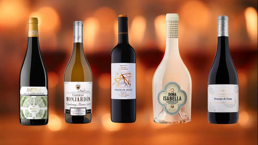 Selecci&oacute;n de vinos de Navarra recomendados para la Navidad de 2025