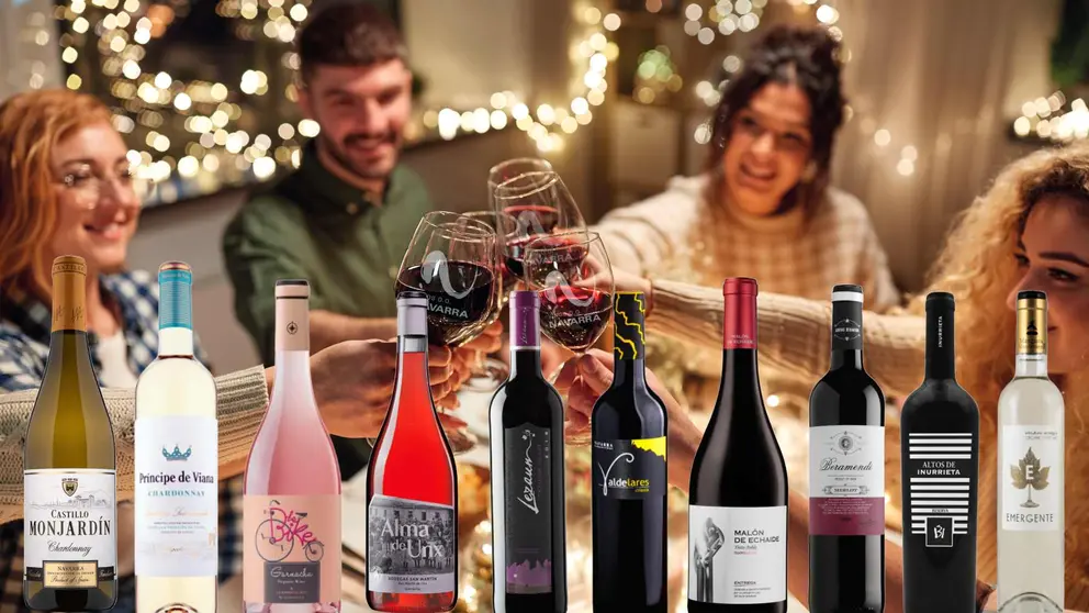 Selecci&oacute;n de vinos de la D.O Navarra para Navidad.