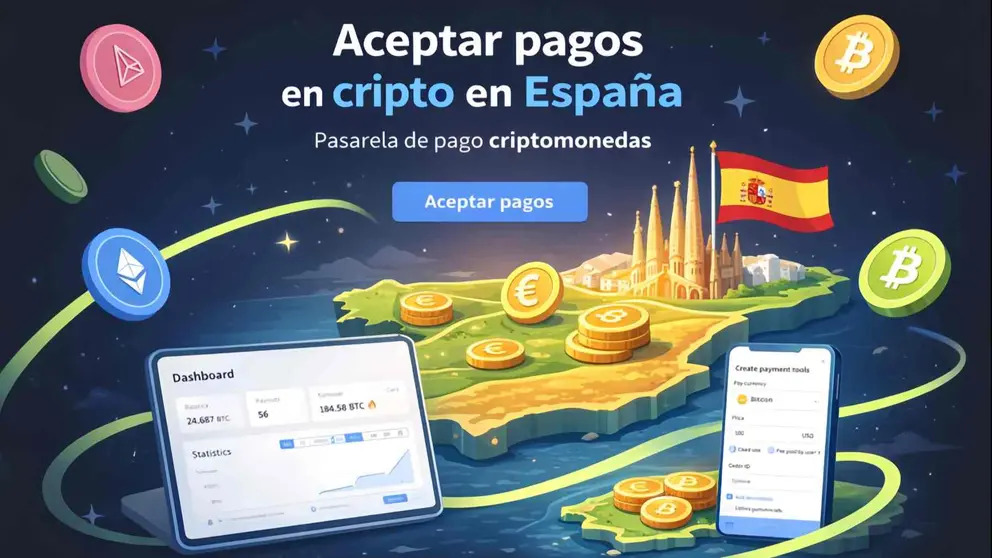 Aceptar pagos en cripto en España. CEDIDA