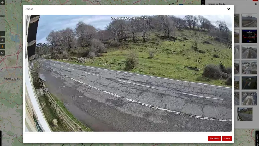 Vista de una de las c&aacute;maras habilitadas por el Servicio de Conservaci&oacute;n. GOBIERNO DE NAVARRA