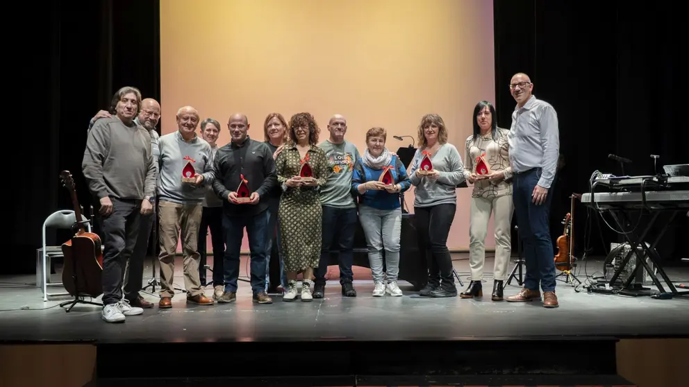 Corella homenajea a sus empleados y donantes de sangre.  AYUNTAMIENTO DE CORELLA