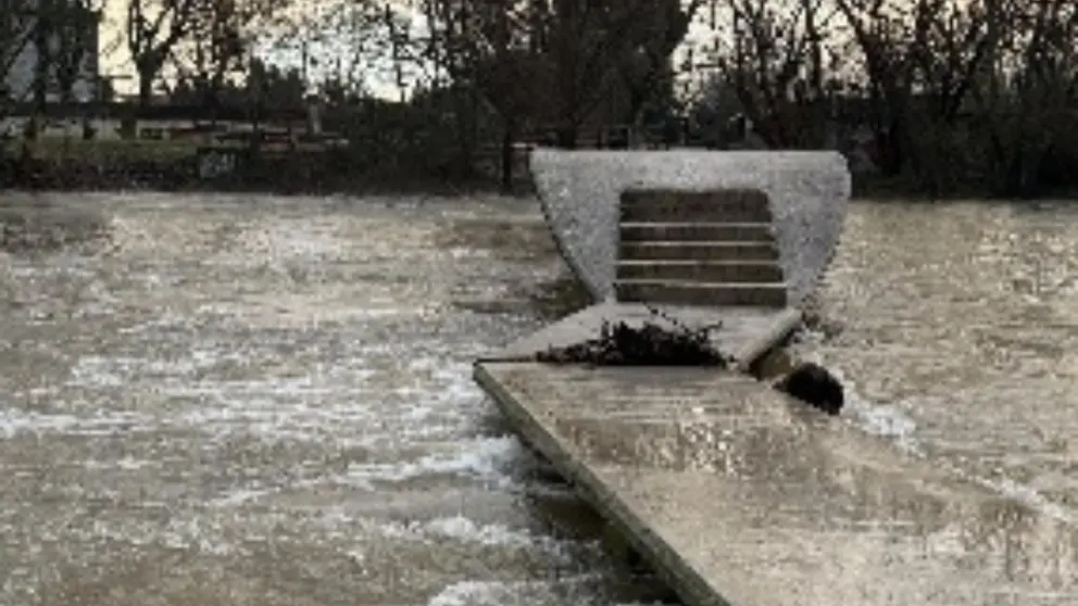 Pasarelas del r&iacute;o Arga en Pamplona. POLIC&Iacute;A MUNICIPAL DE PAMPLONA
