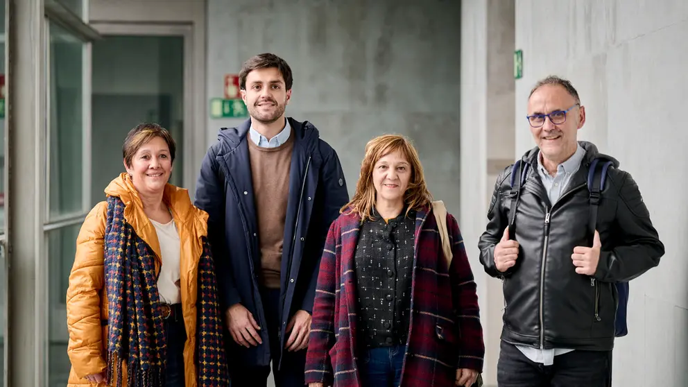 El equipo directivo dimisionario del Centro de Recursos para la Equidad Educativa en Navarra (CREENA) expone los motivos que le han llevado a presentar su dimisi&oacute;n. PABLO LASAOSA