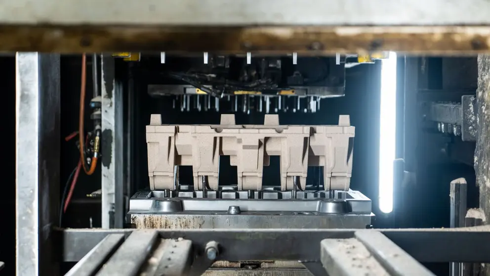 Una m&aacute;quina de la cooperativa Tafalla Iron Foundry. CEDIDA