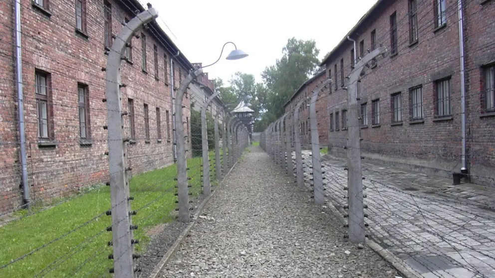 Vista del campo de concentraci&oacute;n de Auschwitz. WIKIMEDIA COMMONS