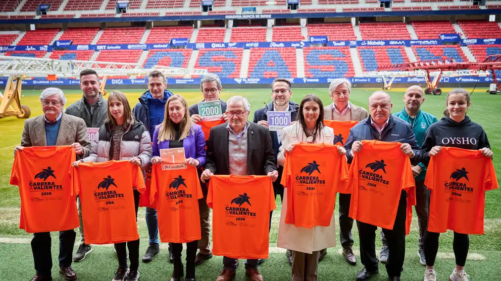 Presentaci&oacute;n de la X Carrera de los Valientes a favor de Ni&ntilde;os Contra el C&aacute;ncer. PABLO LASAOSA