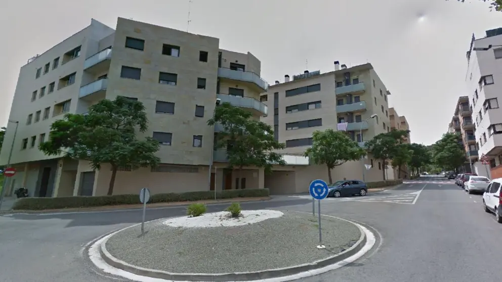 Calle Amigos del Pa&iacute;s de Tudela, donde ocurri&oacute; el accidente. GOOGLE MAPS