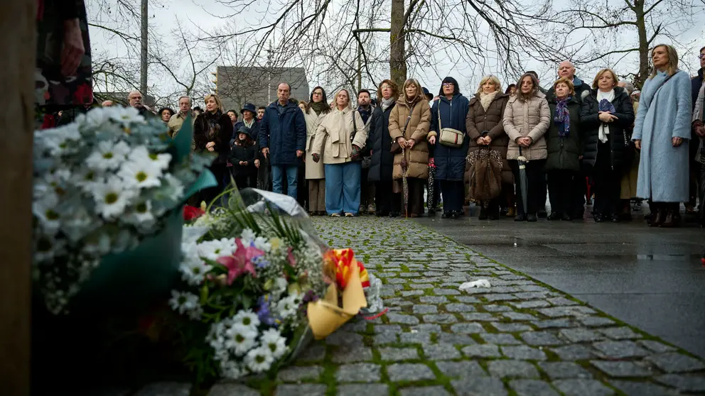 Concentraci&oacute;n de varios colectivos en memoria de los desplazados forzosos por ETA y de todas sus v&iacute;ctimas. PABLO LASAOSA