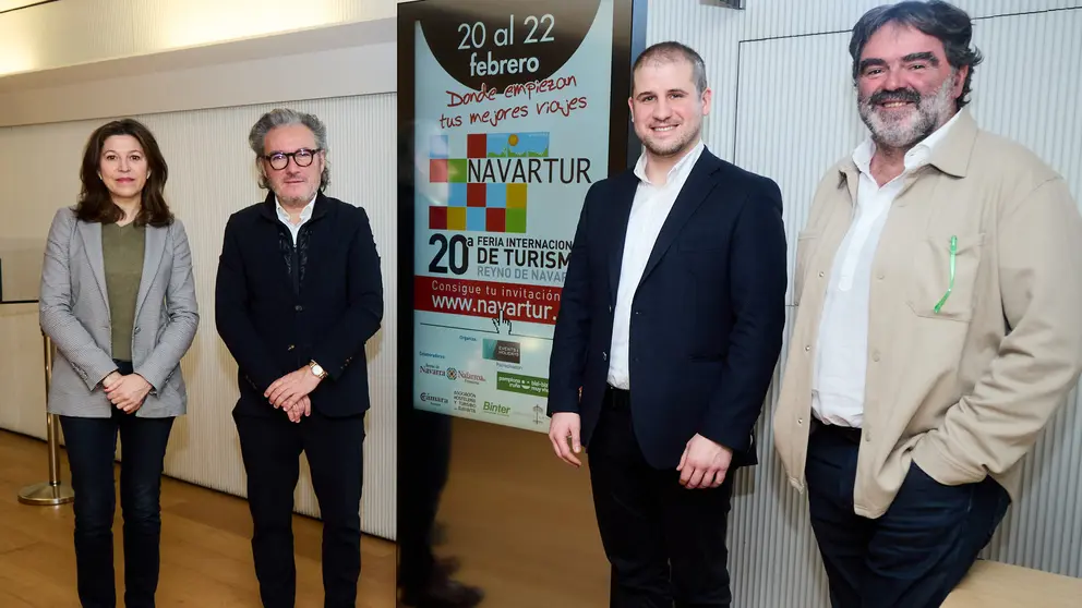Presentaci&oacute;n de Navartur 2026, la Feria Internacional de Turismo de Navarra que se celebrar&aacute; en Baluarte. I&Ntilde;IGO ALZUGARAY
