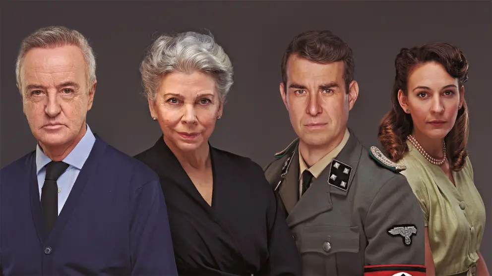 El cartel de 'M&uacute;sica para Hitler' con Carlos Hip&oacute;lito, Kiti M&aacute;nver, Dani Muriel y Marta Velilla. CEDIDA