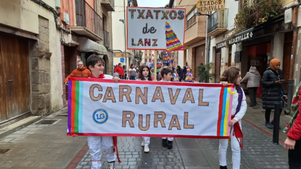 Imagen de archivo de una celebraci&oacute;n de carnaval en Sang&uuml;esa. AYUNTAMIENTO DE SANG&Uacute;ESA