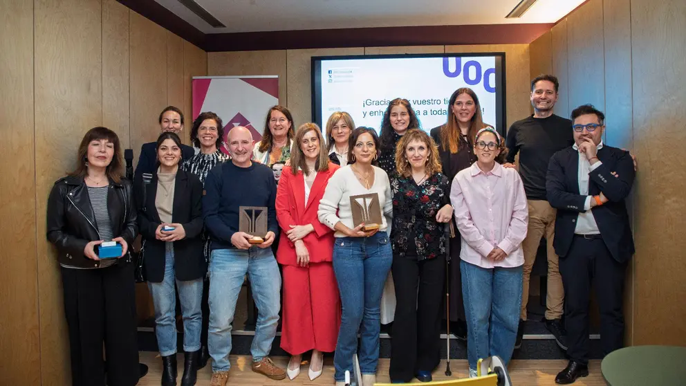 Momento de la entrega de premios. COLEGIO DE PSICOLOG&Iacute;A DE NAVARRA