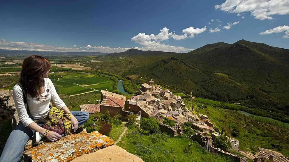 Imagen de la localidad navarra de Gallipienzo.