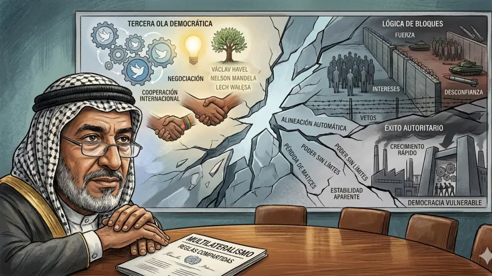 Globalismo y tensiones pol&iacute;ticas internacionales. IA