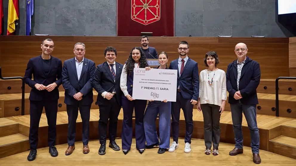 Ganadores de la liga de Debate Universitario de la UPNA