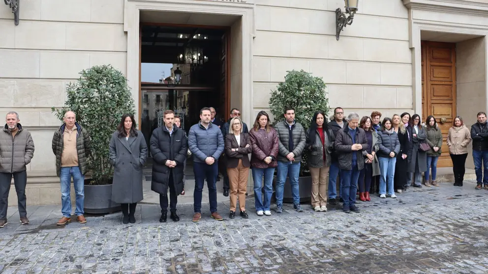 Minuto silencio en Tudela por el Día Europeo de las Víctimas del Terrorismo. CEDIDA