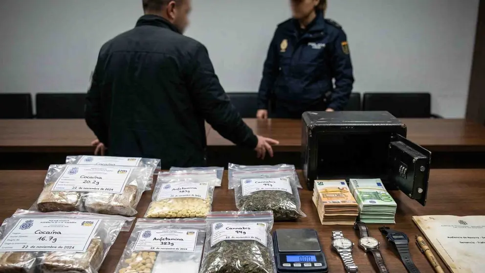 Imagen de incautaci&oacute;n de droga. IA